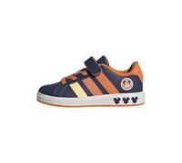 adidas Unisex Kinder Disney Mickey Mouse Grand Court Shoes Kids, Dark Blue/Ice Tangerine/Pure Orange, 35 1/2 EU