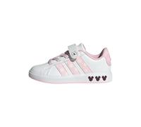 Sneaker ADIDAS SPORTSWEAR "ADIDAS DISNEY MINNIE MAUS GRAND COURT E FÜR KINDER", Gr. 31, cloud weiß, clear pink, chalk weiß, Synthetik, sportlich, Schuhe (51099720-31) cloud weiß, clear pink, chalk wei