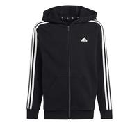 Adidas Unisex Kinder Essentials 3-Stripes Fleece Full-Zip Hoodie Sweatshirt