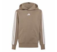 adidas Unisex Kinder Essentials 3 Stripes Hoodie Sweatshirt, Khaki Six/White, 15-16 Years