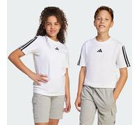 adidas - Kid's 3 Stripes Tee 160 - T-Shirt, Gr. 164, weiß (White/Black)
