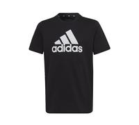 Adidas Unisex Kinder Essentials Big Logo Cotton Tee, Black/White, 11-12 Years