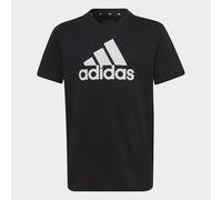 Adidas Unisex Kinder Essentials Big Logo Cotton Tee, Black/White, 7-8 Years
