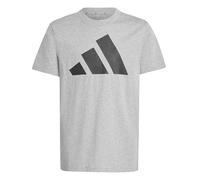 Adidas Unisex Kinder Essentials Big Logo T-Shirt, medium Grey Heather/Black, 13-14 Years