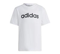 adidas Unisex Kinder Essentials Lineage Tee, White/Black, 5-6 Years