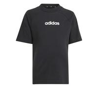 Adidas Unisex Kinder Essentials LINEAR Logo T-Shirt, Black, 5-6 Years