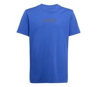 Adidas T-Shirt Essentials JC9749 Kinder Linear-Logo Team Royal Blau/Schwarz Größe 176