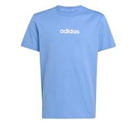 adidas Unisex Kinder Essentials LINEAR Logo T-Shirt, Blue Fusion/White, 11-12 Years