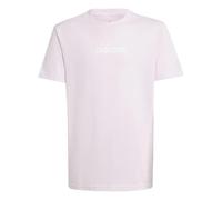 adidas Unisex Kinder Essentials LINEAR Logo T-Shirt, Clear pink/White, 9-10 Years