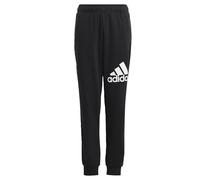 Adidas Unisex Kinder Essentials Regular Fit Big Logo Cotton Pants, Black/White, 7-8 Years