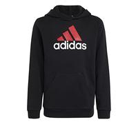 Adidas Essentials Two-Colored Big Logo Cotton Hoodie Kinder Kapuzensweater, schwarz 164