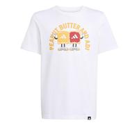 adidas Unisex Kinder Food Graphic T-Shirt JUNIOR, White, 7-8 Years