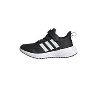 adidas Unisex Kinder Fortarun 2.0 Cloudfoam Elastic Lace Top Strap Shoes, Core Black/Cloud White/Core Black, 33 1/2 EU