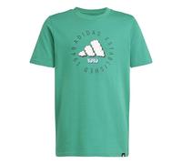 Adidas Unisex Kinder Fun Graphic T-Shirt, Bold Green, 7-8 Years
