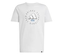 adidas Unisex Kinder Fun Graphic T-Shirt, Grey one, 9-10 Years