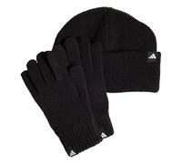 adidas Unisex Kinder Glove Beanie Pack Kids, Black/White, 3XS