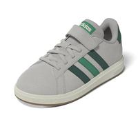 adidas Unisex Kinder Grand Court 00s Shoes Children, Wonder Alumina/Collegiate Green/Court Green, 33 EU