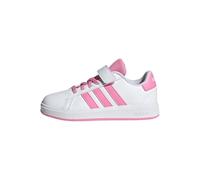 adidas Unisex Kinder Grand Court 2.0 Shoes Children, FTWR White/Bliss pink/core Black, 28 EU