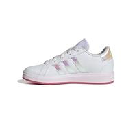adidas Unisex Kinder Grand Court Lifestyle Lace Tennis Shoes, FTWR White/Almost pink/pink Fusion, 32 EU