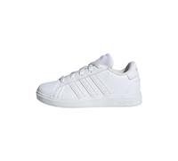 adidas Unisex Kinder Grand Court Lifestyle Tennis Lace-Up Shoes, Cloud White/Cloud White/Grey One, 33 EU