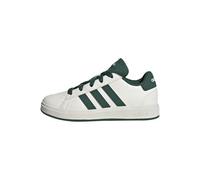adidas Unisex Kinder Grand Court Lifestyle Tennis Lace-Up Shoes, Off White/Collegiate Green/Core Black, 33 1/2 EU