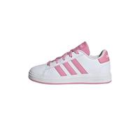 Adidas Unisex Kinder Grand Court Lifestyle Tennis Schnürschuhe, FTWR White Bliss Pink Core Black, 4.5 UK Child
