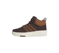 adidas Unisex Kinder Hoops 4.0 MID J Schuhe, Shadow Brown Supplier Color Off White, 4 UK Child