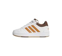 adidas Unisex Kinder Hoops Classic J Shoes, FTWR White/Rustic orange/preloved Brown, 38 EU