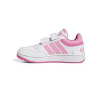 Adidas Unisex Kinder Hoops Lifestyle Basketball Hook-and-Loop Shoes, FTWR White/Bliss pink/Pulse Magenta, 35 EU