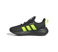adidas Unisex Kinder Kaptir 4.0 Kids Shoes, Core Black/Lucid Lemon/Core Black, 31.5 EU
