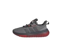 adidas Unisex Kinder KAPTIR 4.0 Shoes Kids, Grey Five/Grey Five/Better Scarlet, 35 1/2 EU