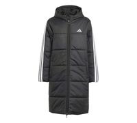adidas Unisex Kinder Long Coat Coat, black/white, 13-14 Years