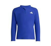 adidas Unisex Kinder Long Sleeves Zip Rashguard Kids Swimwear, semi Lucid Blue, 15-16 Years