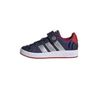 adidas Unisex Kinder Marvel Avengers Grand Court Kids Shoes, Dark Blue/Matte Silver/Better Scarlet, 30.5 EU