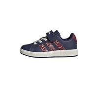 ADIDAS SPORT adidas Marvel Spider-Man Grand Court Shoes (NRC22) 34 Dark Blue / Active Maroon / Off White