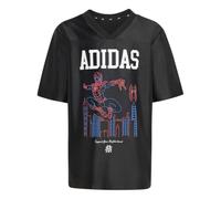 adidas Unisex Kinder Marvel Spider-Man Shirt, Black/White, 9-10 Years
