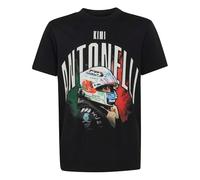 adidas Unisex Kinder Mercedes - Amg Petronas Formula 1 Team Kimi Antonelli Graphic Shirt, Black, 9-10 Years