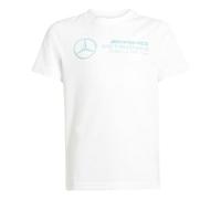 adidas Unisex Kinder Mercedes - AMG Petronas Formula ONE Team DNA Graphic Tee Youth, White, 13-14 Years