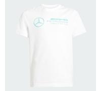 adidas Unisex Kinder Mercedes - AMG Petronas Formula ONE Team DNA Graphic Tee Youth, White, 7-8 Years