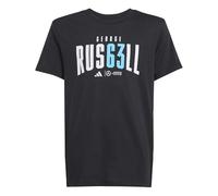 adidas Unisex Kinder Mercedes - AMG Petronas Formula ONE Team George Russell Tee Youth, Black, 11-12 Years