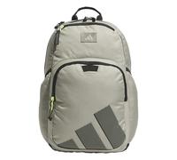 adidas Unisex Kinder Midway Backpack Rucksack, Silver Pebble Grey/Black/Lucid Lemon Yellow, Medium