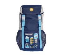 adidas Unisex Kinder Minecraft Backpack, dark blue/lgh solid grey, One Size