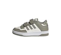 adidas Unisex Kinder Rapid Court Childrens Shoes, Silver Pebble/Cloud White/FTWR White, 35 EU