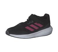 Adidas Unisex Kinder RunFalcon 3.0 Elastic Lace Top Strap Shoes, Carbon Black/PULMAG/Grey SIX, 36 2/3 EU