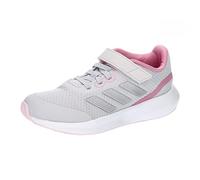 Adidas Unisex Kinder RunFalcon 3.0 Elastic Lace Top Strap Shoes, Dash Grey/Silver met/Bliss pink, 38 2/3 EU