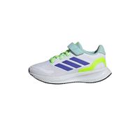 Adidas Unisex Kinder RUNFALCON 5 Shoes Kids, Cloud White/Cobalt Blue/Lucid Lemon, 29 EU