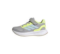 adidas Unisex Kinder RUNFALCON 5 Shoes Kids, Grey Two/Crystal Sky/hi-Res Yellow, 29 EU