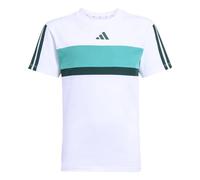 ADIDAS Kinder Shirt Seasonal Essentials Tiberio 3-Streifen Kids (JX0192) 164 WHITE/PURTEA/AURIVY