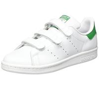 adidas Unisex-Kinder Stan Smith Cf C Turnschuhe, Weiß (Ftwr White/Ftwr White/Green), 33.5 EU