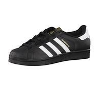 adidas Unisex-Kinder Superstar Foundation Low-Top Sneaker - Schwarz (Core Black/Ftwr White/Core Black) , 36 2/3